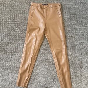Zara leather pants